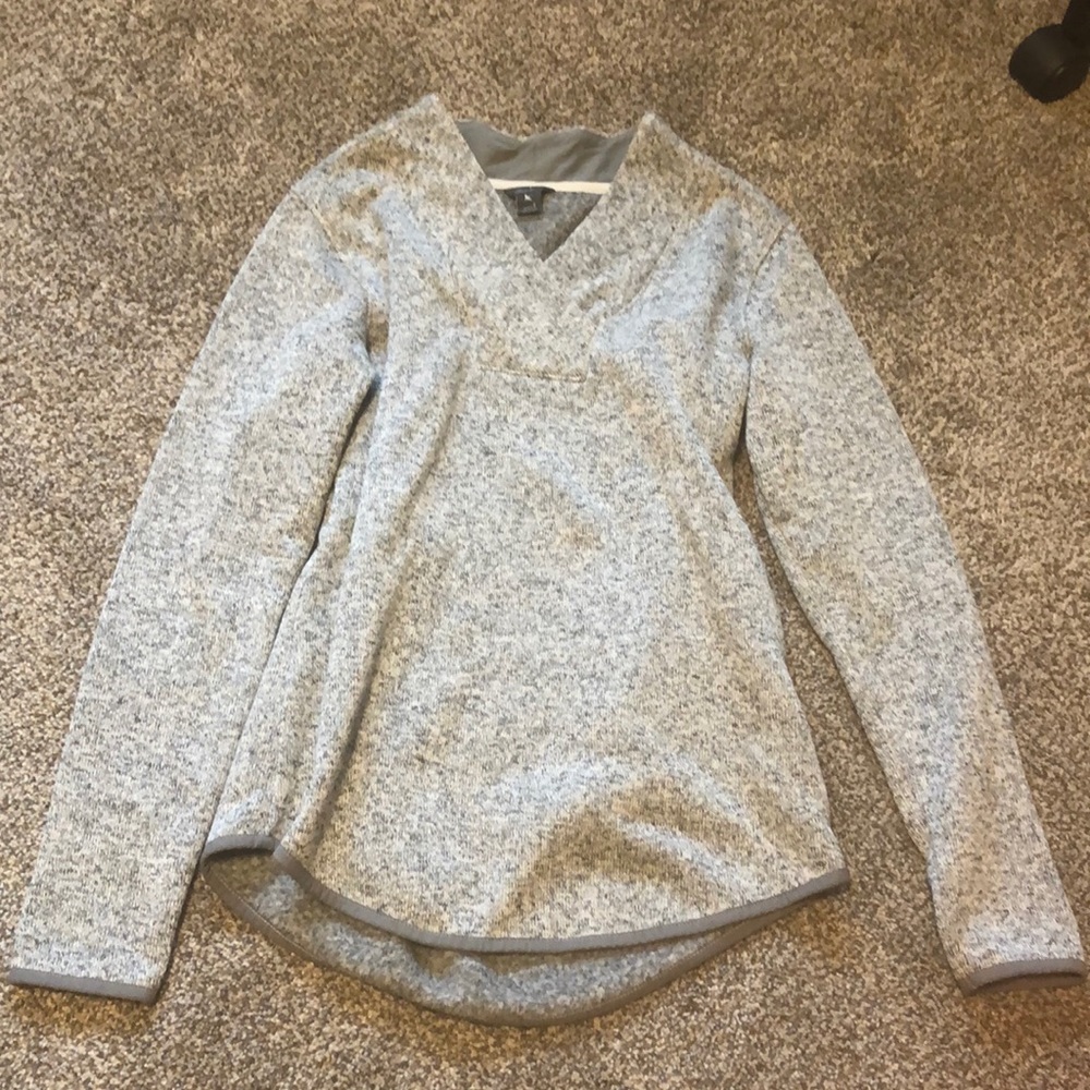 Eddie bauer heathered grey size small pullover